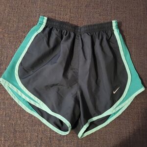 Nike Charcoal and Teal Athletic Shorts